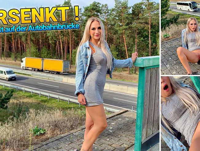 VERSENKT - Public Fist auf der Autobahnbrücke !