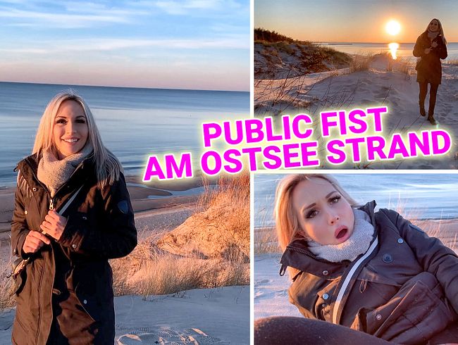 Public Fist am Ostsee Strand !