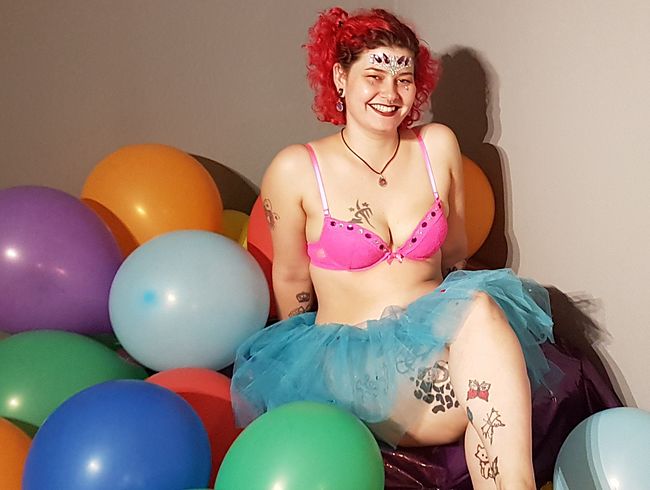 So viel Spaß mit Luftballons