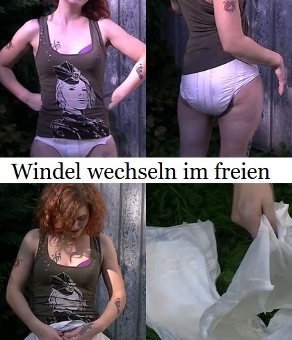 Windel wechseln im freien 