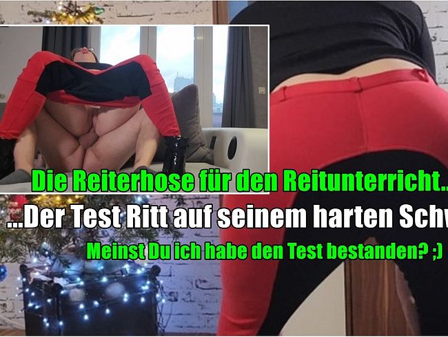Die Reiterhose & der Test Ritt auf seinem harten Schwanz! ;)