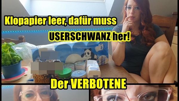 Klopapier leer User Schwanz her-- Der Verbotene Quarantäne FICK!