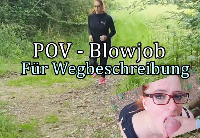 POV Blowjob.. Für die Wegbeschreibung