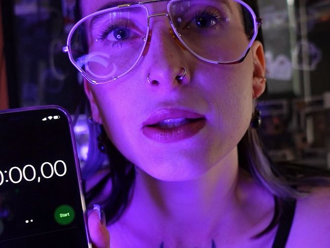 Countdown, Spritz in 2 Minuten in meine Fotze oder du darfst nie wieder!!