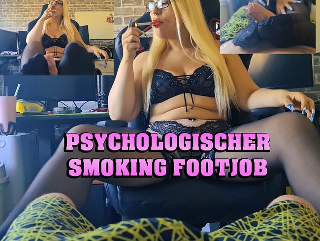 Psychologischer Smoking Footjob!