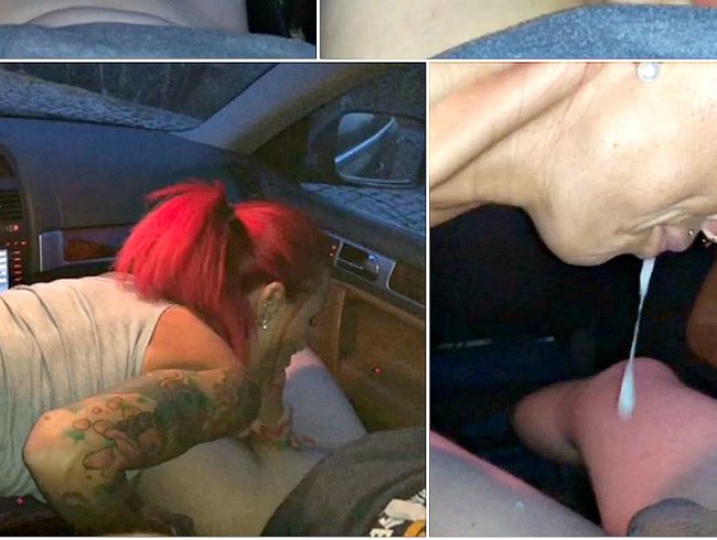 Versauter BlowJob auf dem Firmenparkplatz ?!
