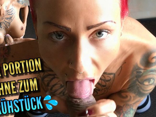 Schwanz zum Frühstück - Ungeschminkt und geil !