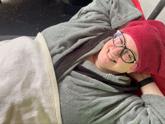 Sperma Gesichtsmaske am Wellnesstag