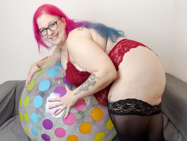 Inflatable: Großen Wasserball aufgeblasen