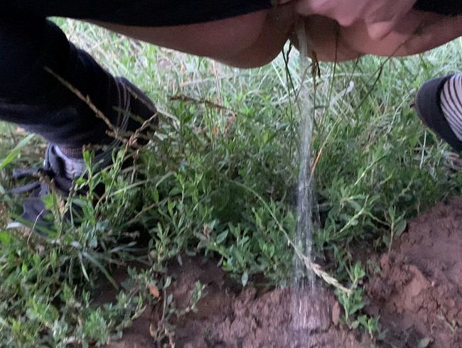 Auf der Autobahn musste ich dringend pissen