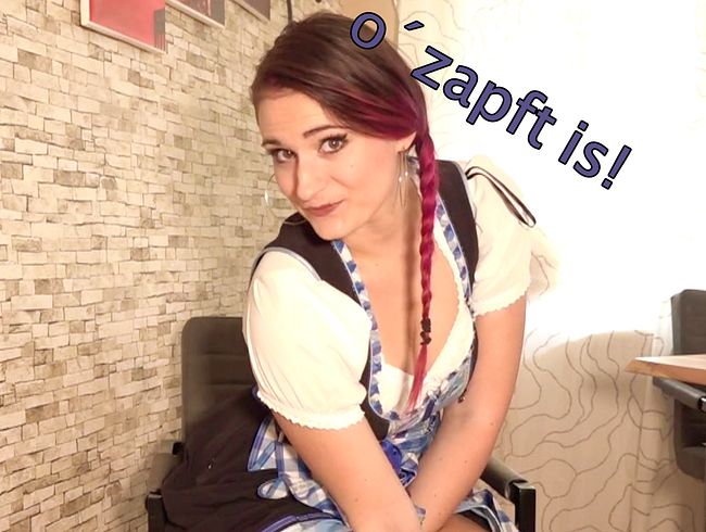 Nasse Dirndl Fotze spritzt für dich