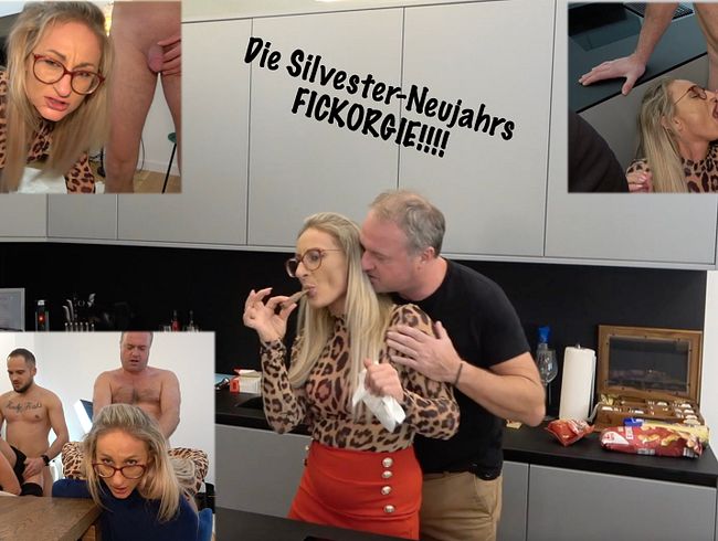 Die Silvester-Neujahrs FICKORGIE!!!! (1x Squirting)