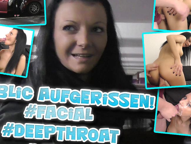 Public aufgerissen! Hart genagelt & die ganze Fresse besamt!