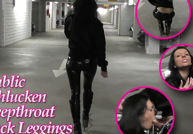 Öffentlich im  Parkhaus deepthroat abgeschluckt!