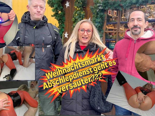 Weihnachtsmarkt Abschleppdienst !!! Geht es versauter??? Schlammschieben der Extraklasse !