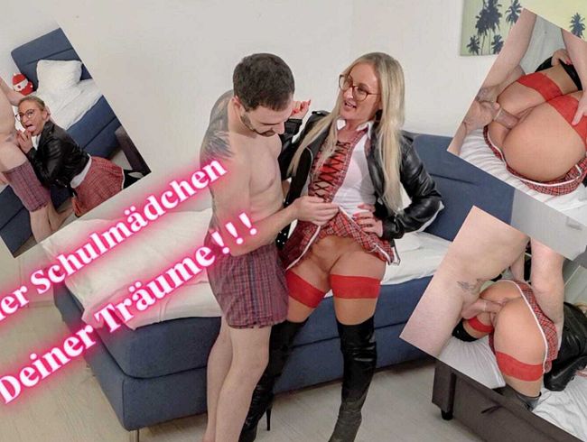 Versautes Braves Leder-Schulmädchen für dein Harten Schwanz !