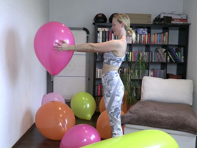 Spaß und Sport mit Luftballons