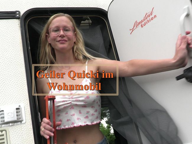 POV: geiler Quicki im Wohnmobil