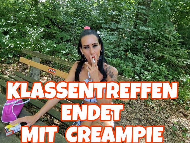 Klassentreffen endet mit Creampie