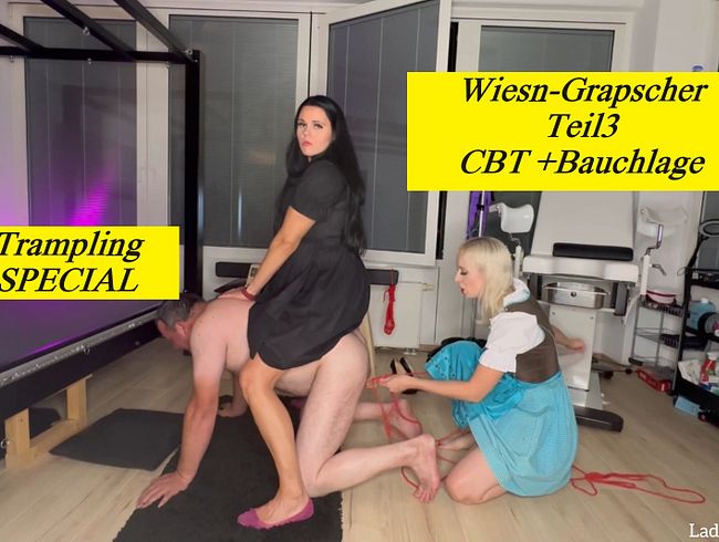 Wiesn-Grapscher niedergetrampelt Teil 3 CBT & Bauchlage
