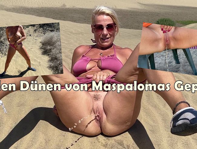 In den Dünen von Maspalomas Gepisst