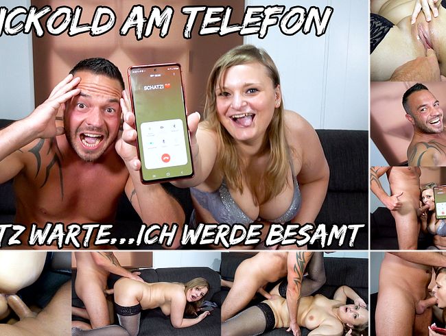 CUCKOLD AM TELEFON...Schatz warte...ich werde Besamt!!!