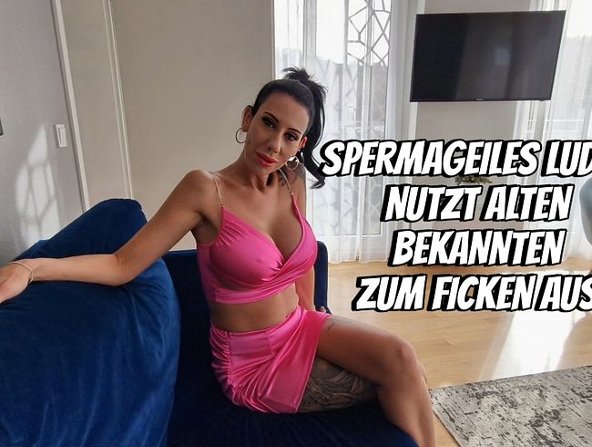 SPERMAGEILES LUDER NUTZT ALTEN BEKANNTEN ZUM FICKEN AUS