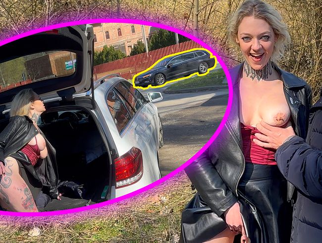 ParkplatzHuren-Saison ist eröffnet! Mit Spermafresse darf gleich der Nächste AO ran