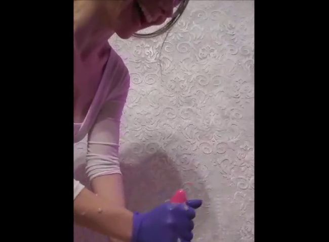 Mit Handschuhen zum Abspritzen gerubbelt (Wunschvideo)