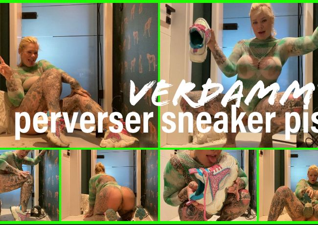 Verdammt perverse sneaker piss