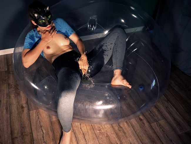 Geiles Einnässe mit meiner Leggings