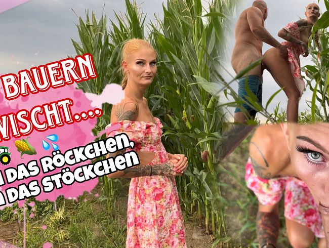 Vom Bauern erwischt... Hoch das Röckchen, rein das Stöckchen!