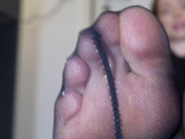 Nur noch hart durch Nylonfüße