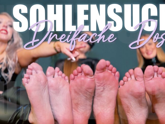 *POV* Sohlensucht - Dreifache Dosis! Fußfetisch GoddessKiraGold