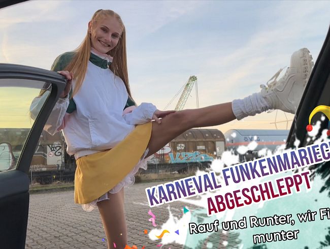 Karneval Funkenmariechen abgeschleppt! Rauf und Runter, wir Ficken munter