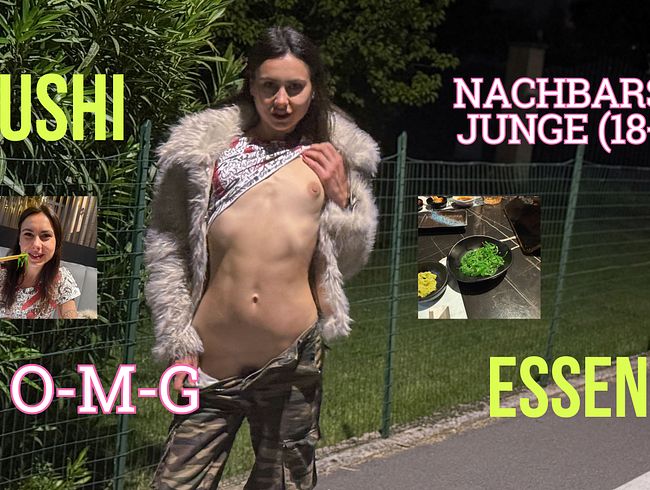 INTIME NACHT! SUSHI-ESSEN mit NACHBARSJUNGEN (18+)! PRIVAT & INTIM – zu 100 % zu VERSAUT!