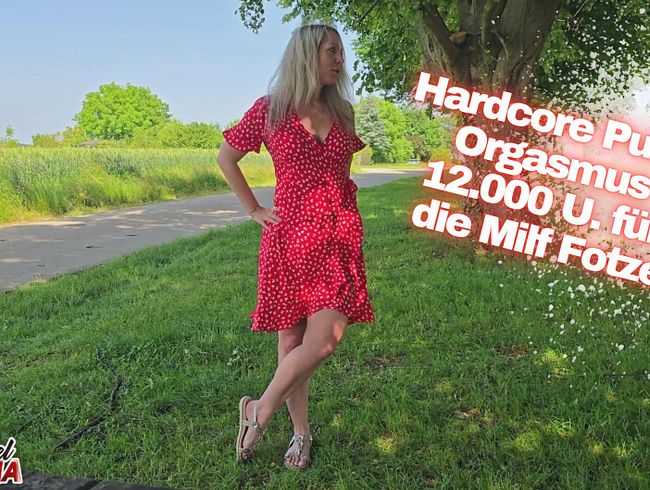 Hardcore Public Orgasmus 12.000 U. für die Milf Fotze