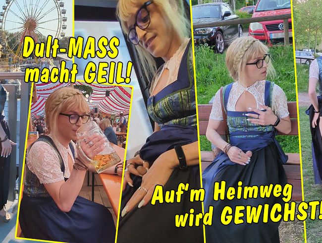 So ne Dult Mass macht geil!! Auf’m Heimweg wird public gewichst!