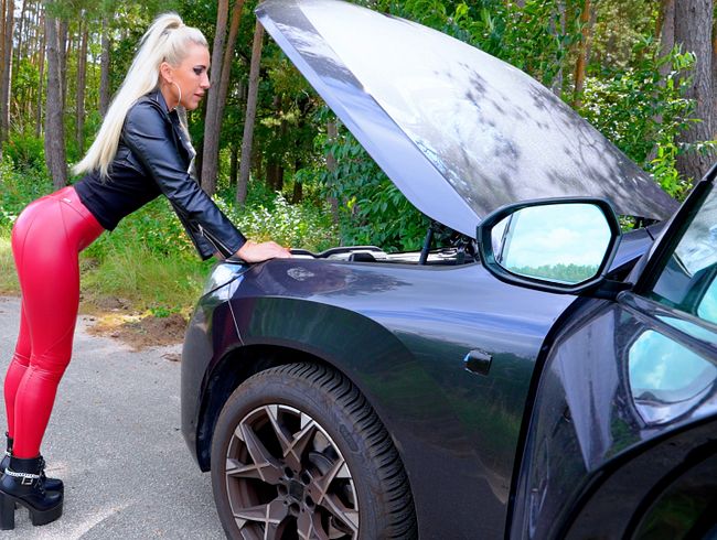 AUTOPANNE eskaliert im 3LOCH ABSCHLEPPSERVICE | Ohne Gummi zerfickt mit ULTRA SPERMAFACIAL...!