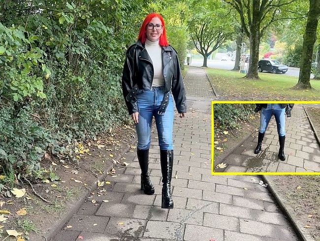 Perverse public piss Schlampe!!Ultra piss Flut bis die Blase leer ist..