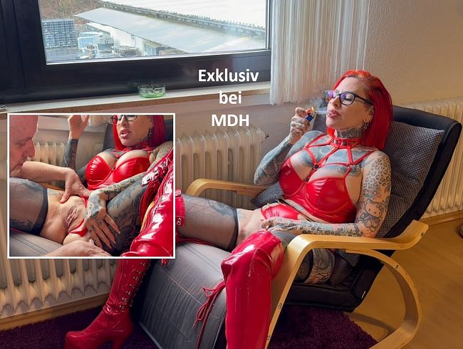 Ehemann zum devoten Spermalecker erzogen !