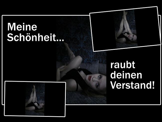 Meine Schönheit raubt dir den Verstand ! 