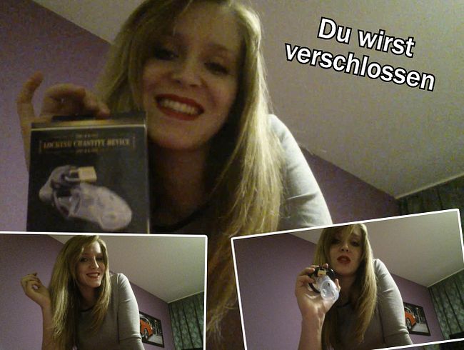 Ich verschlieÃŸe dich !! - Video mit KG und *********