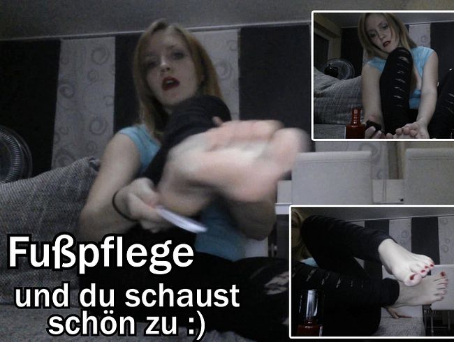 Einwenig Fußpflege !