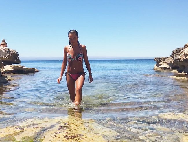 Schwänger mich am Strand (Public)