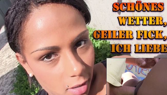 Schönes Wetter, geiler Fick, ich liebe geilen Outdoor-Sex!