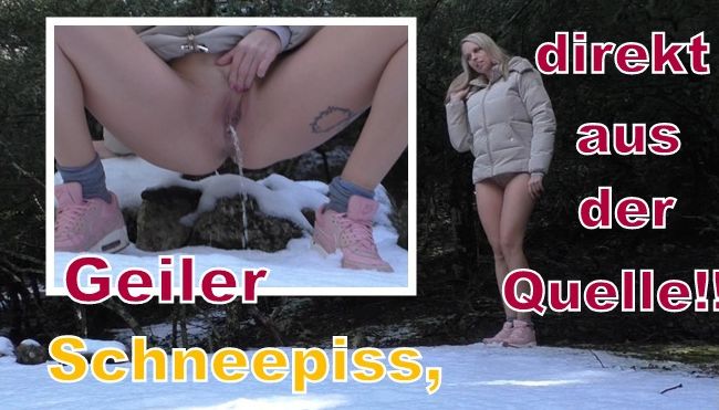 Geiler Schneepiss, direkt aus der Quelle!!