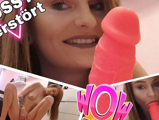 Usergeschenk!!! XXL-Dildo sprengt mein Fickloch!