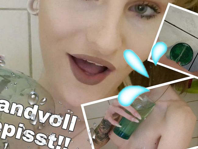 Randvoll abgepisst! Meine 1. Natursekt-Dusche!!