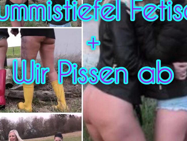 Rubberboots mit Pullern